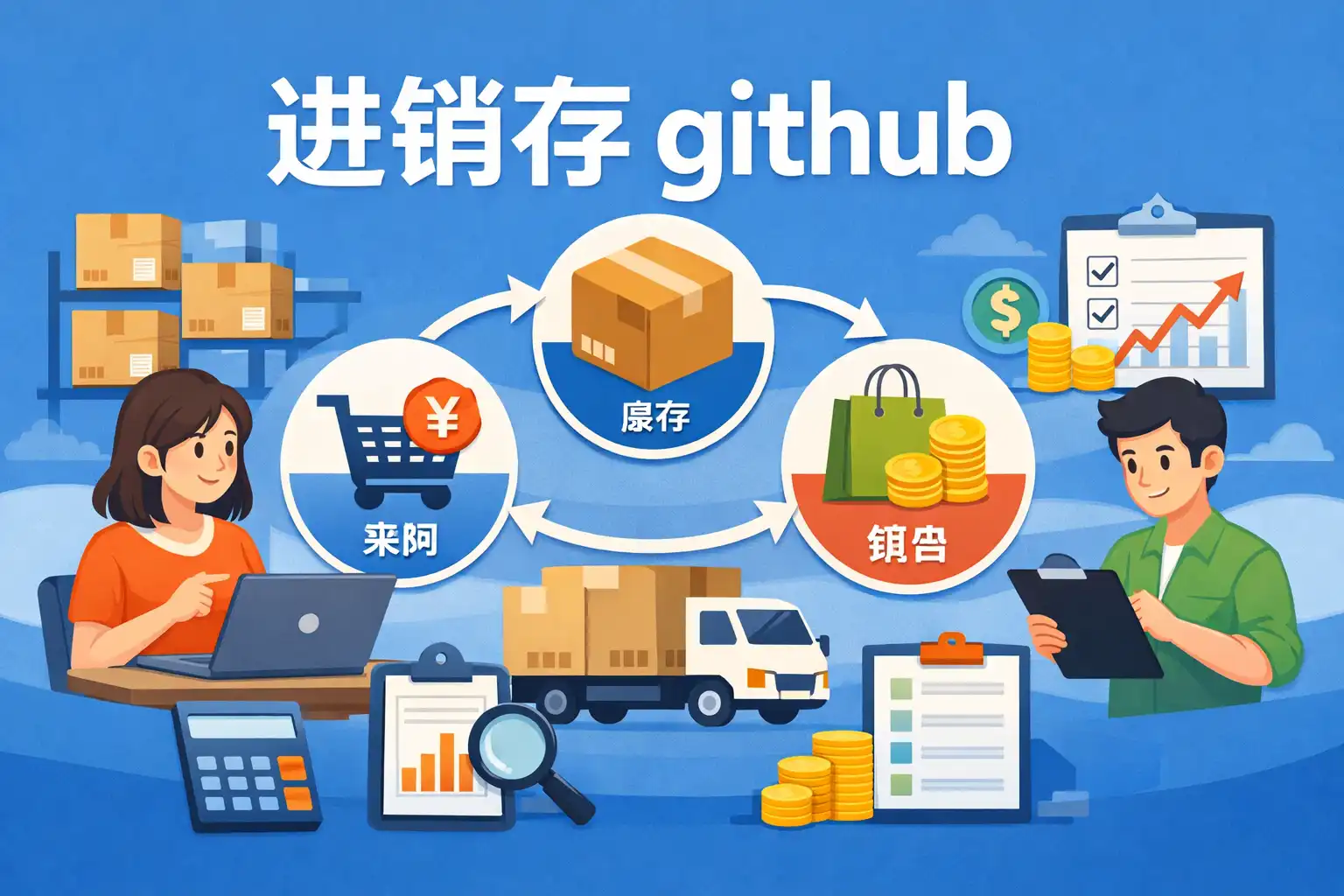 进销存 GitHub 资源推荐，如何快速搭建高效管理系统？ • 简道云